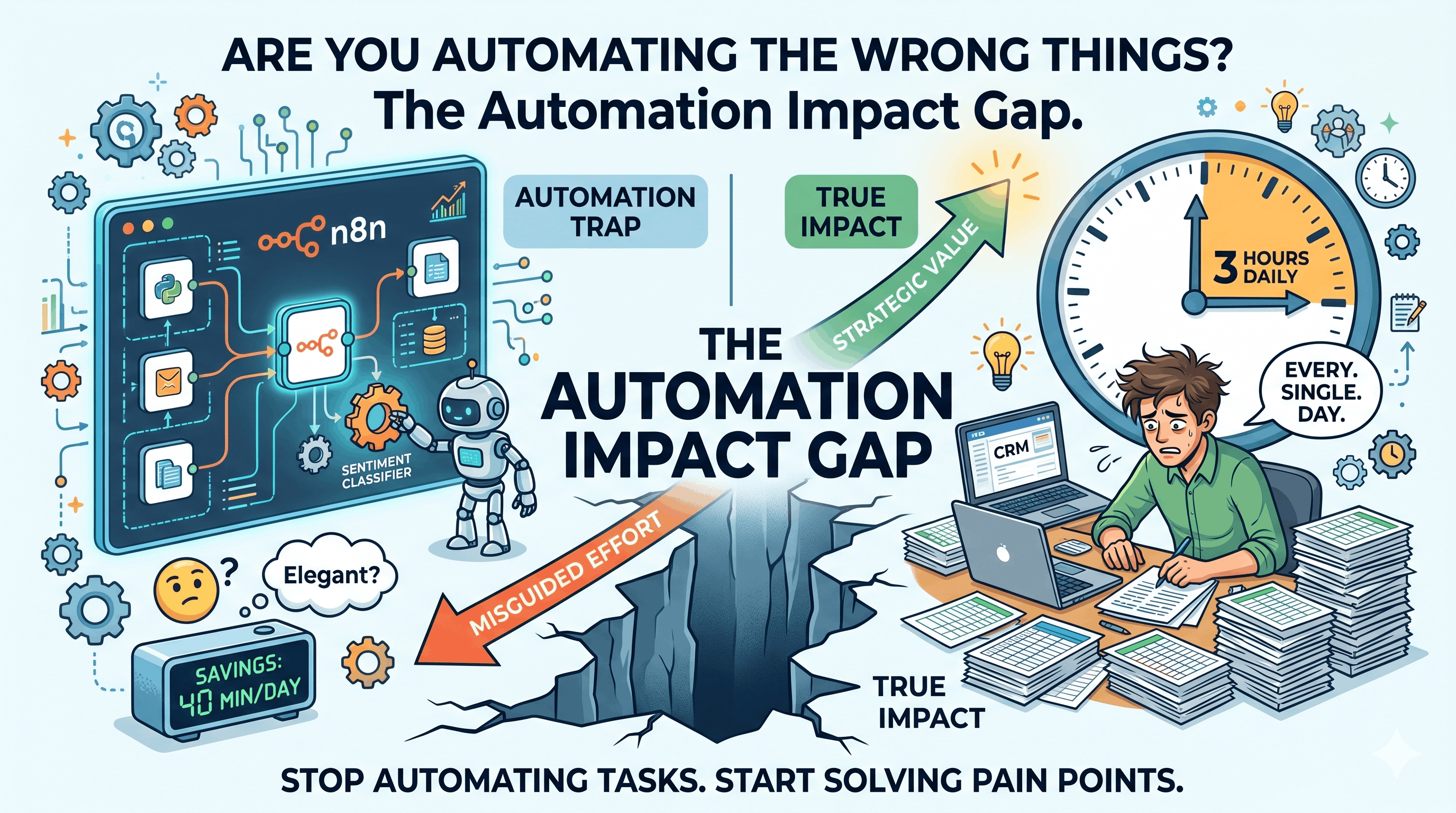 Why Most Businesses Automate the Wrong Things (And How to Fix It)