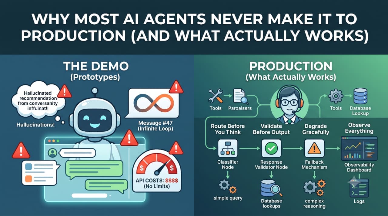 Why Most AI Agents Never Make It to Production (And What Actually Works)
